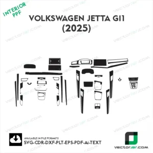 Volkswagen Jetta GL1 2025 PPF Template