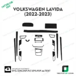 Volkswagen Lavida 2022-2023 PPF template