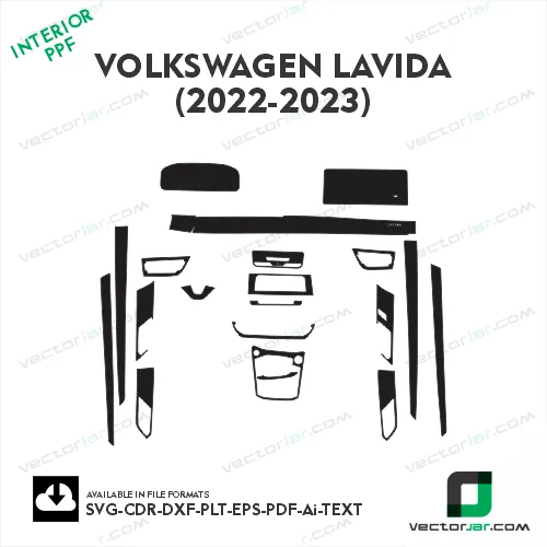 Volkswagen Lavida 2022-2023 PPF template