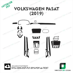 Volkswagen Pasat 2019 PPF template