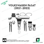 Volkswagen Pasat 2021-2022 PPF template
