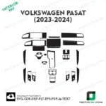 Volkswagen Pasat 2023-2024 PPF template