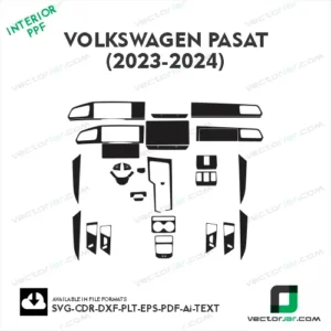 Volkswagen Pasat 2023-2024 PPF template