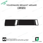 Volkswagen Renault Megane 2025 PPF template