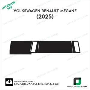 Volkswagen Renault Megane 2025 PPF template