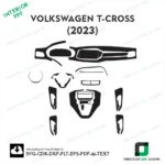Volkswagen T-CROSS 2023 ppf template
