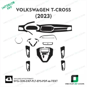 Volkswagen T-CROSS 2023 ppf template