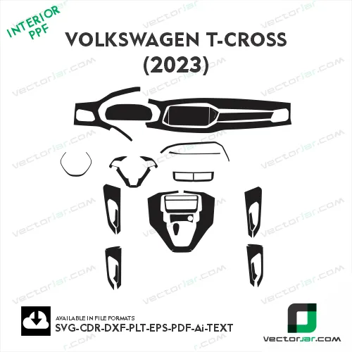 Volkswagen T-CROSS 2023 ppf template