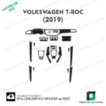 Volkswagen T ROC 2019 ppf template