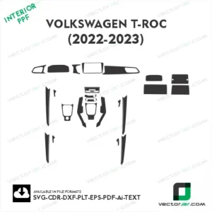 Volkswagen T ROC 2022-2023 ppf template