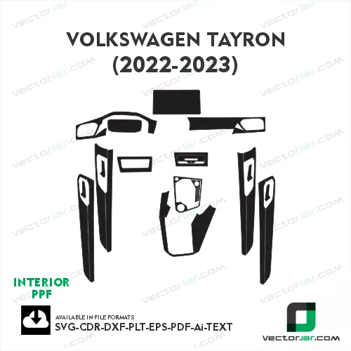 Volkswagen Tayron 2022-2023 ppf template