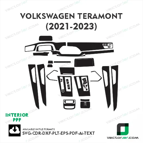 Volkswagen Teramont 2021-2023 PPF Template
