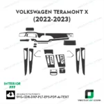 Volkswagen Teramont X 2022-2023 PPF template