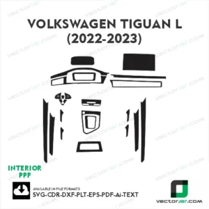 Volkswagen Tiguan L 2022-2023 PPF temmplate