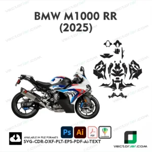 BMW M1000 RR 2025 Motorcycle PPF & Wrap Template