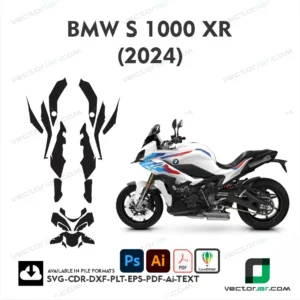 BMW S 1000 XR 2024 Motorcycle PPF & Wrap Template