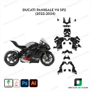 Ducati Panigale V4 SP2 2022-2024 Motorcycle PPF & Wrap Template