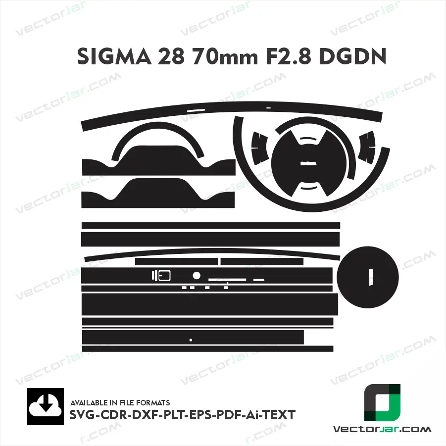 Sigma 28 70mm F2.8 DGDN skin vector template