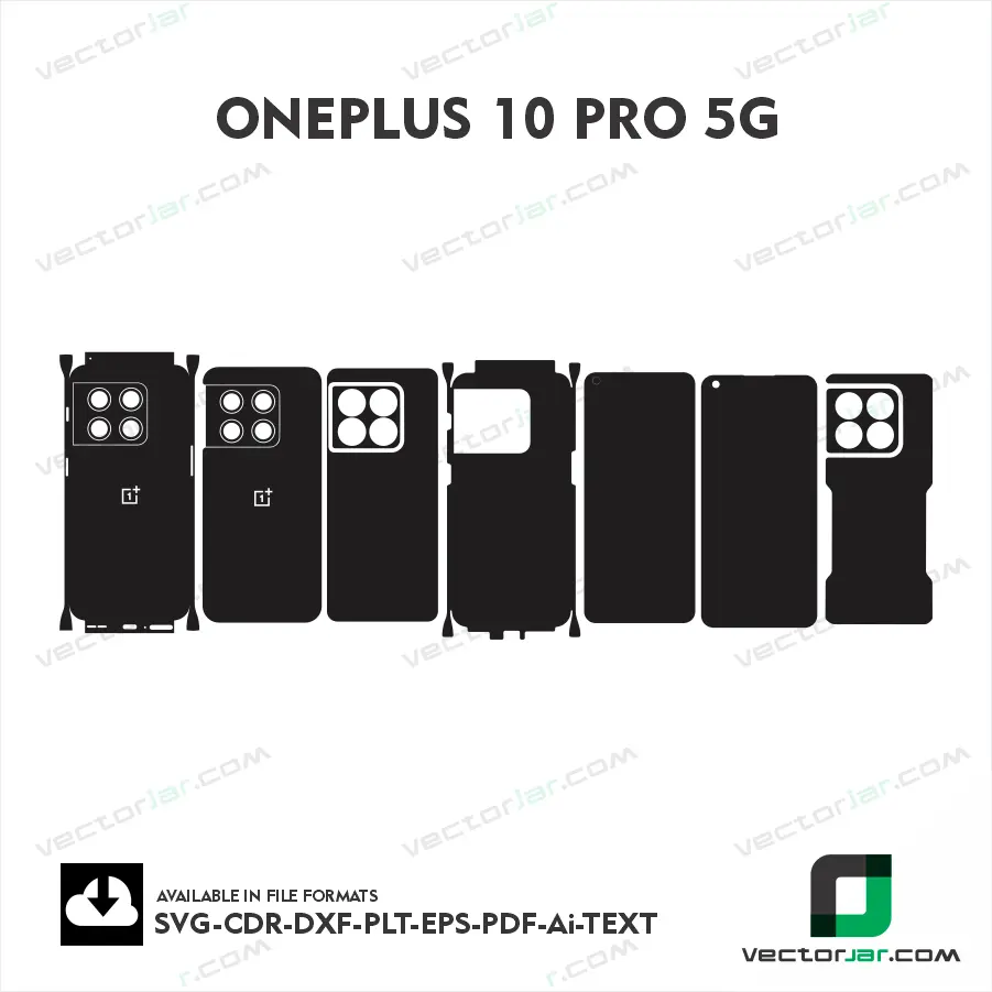 OnePlus 10 Pro 5G Skin Template Vector Cutting File