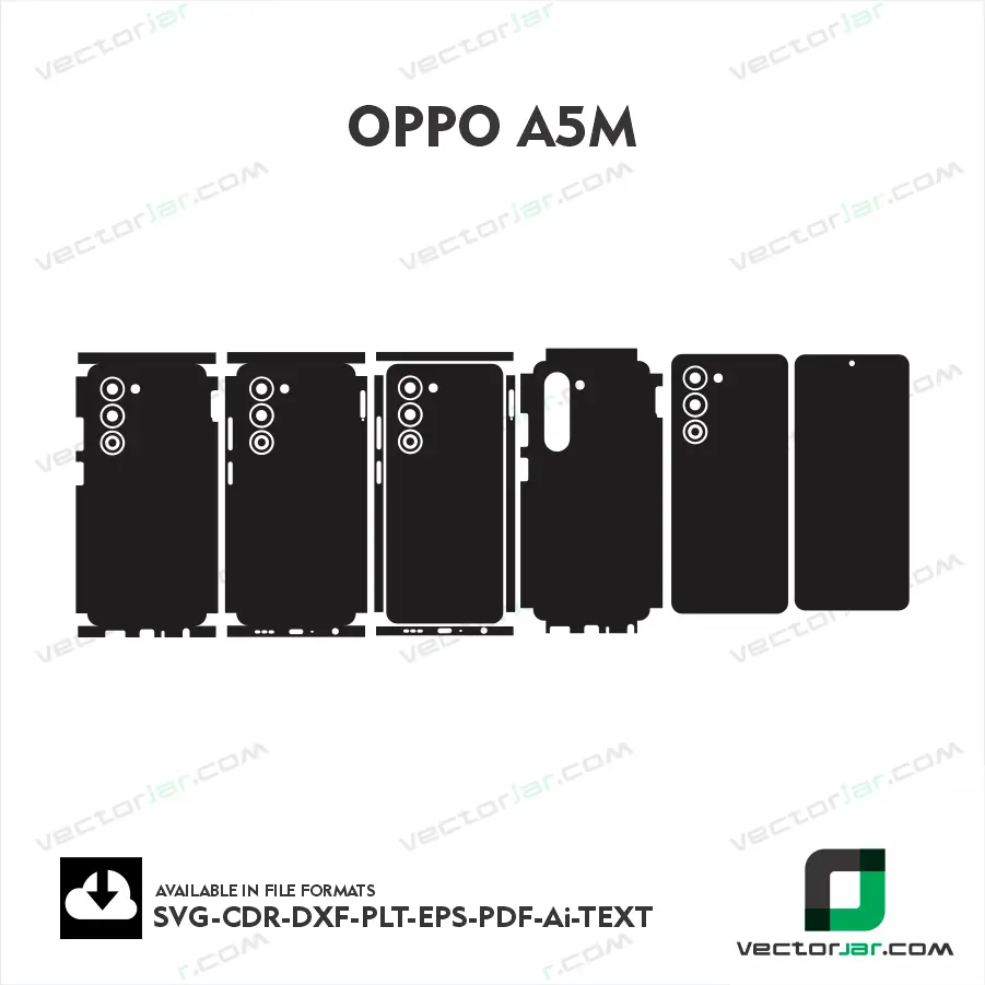 OPPO A5m Skin Template