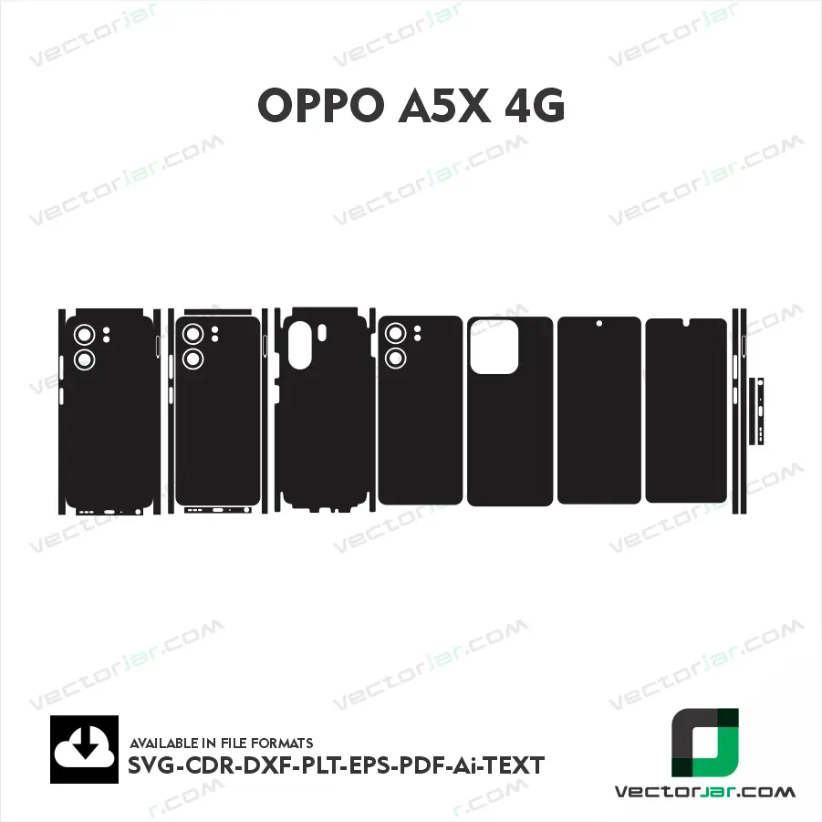 OPPO A5X 4G Skin Template