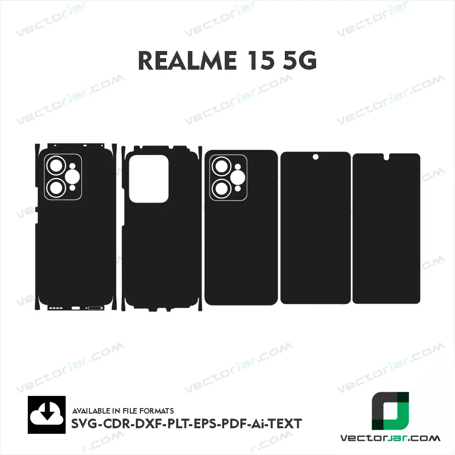Realme 15 5G Skin Vector Template Cutting File