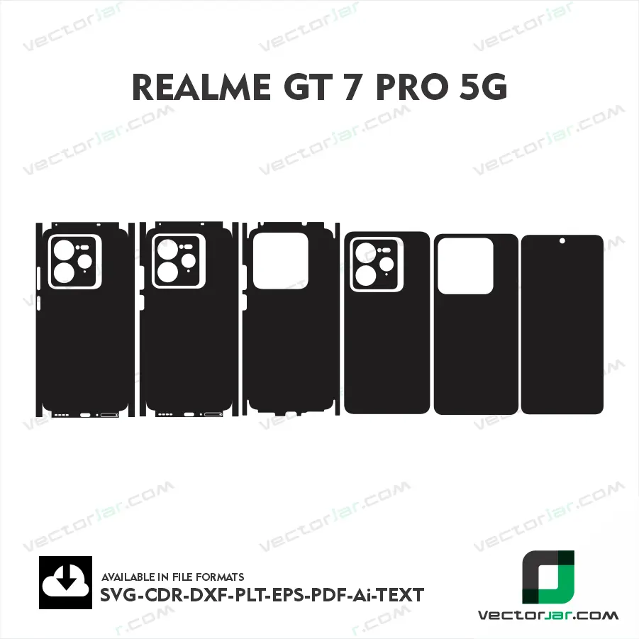 Realme GT 7 Pro 5G Skin Vector Template Cutting File