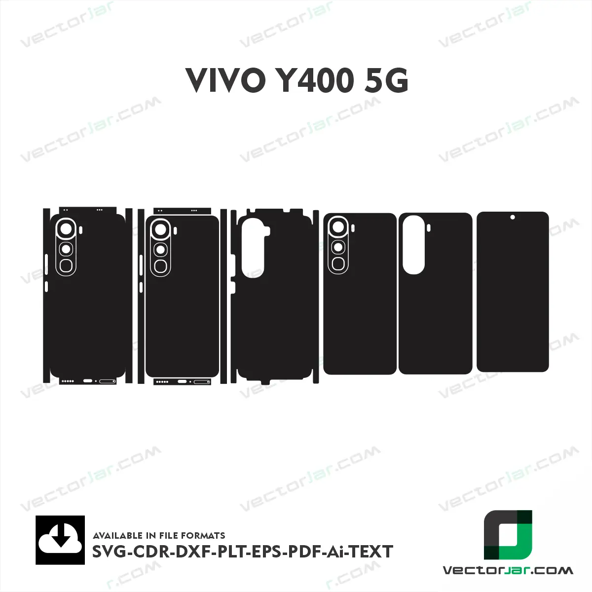 Vivo Y400 5G Skin Vector Template Cutting File