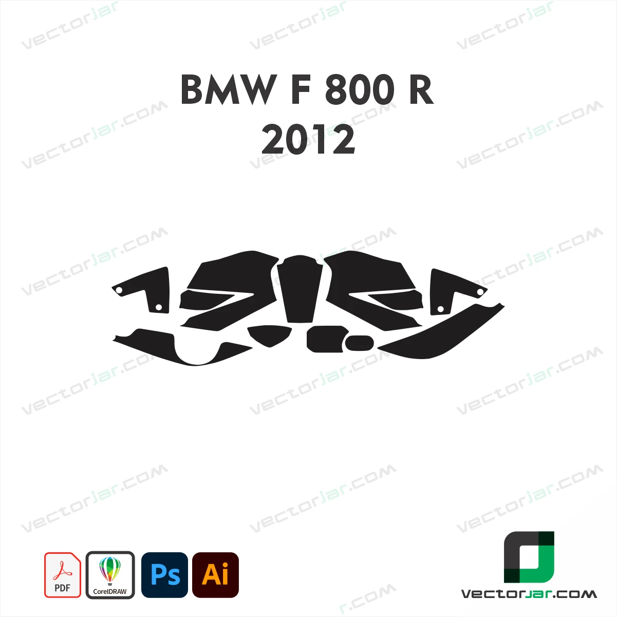 BMW F 800 R Template, BMW F 800 R PPF Template, BMW F 800 R Wrap Template, BMW F800R Vector, BMW Naked Bike Template, Motorcycle PPF Template, Motorcycle Wrap Template, BMW Vinyl Wrap Template, Paint Protection Film Template, SVG Motorcycle Template, DXF Motorcycle Template, BMW Vector Template, Motorcycle Graphics Template