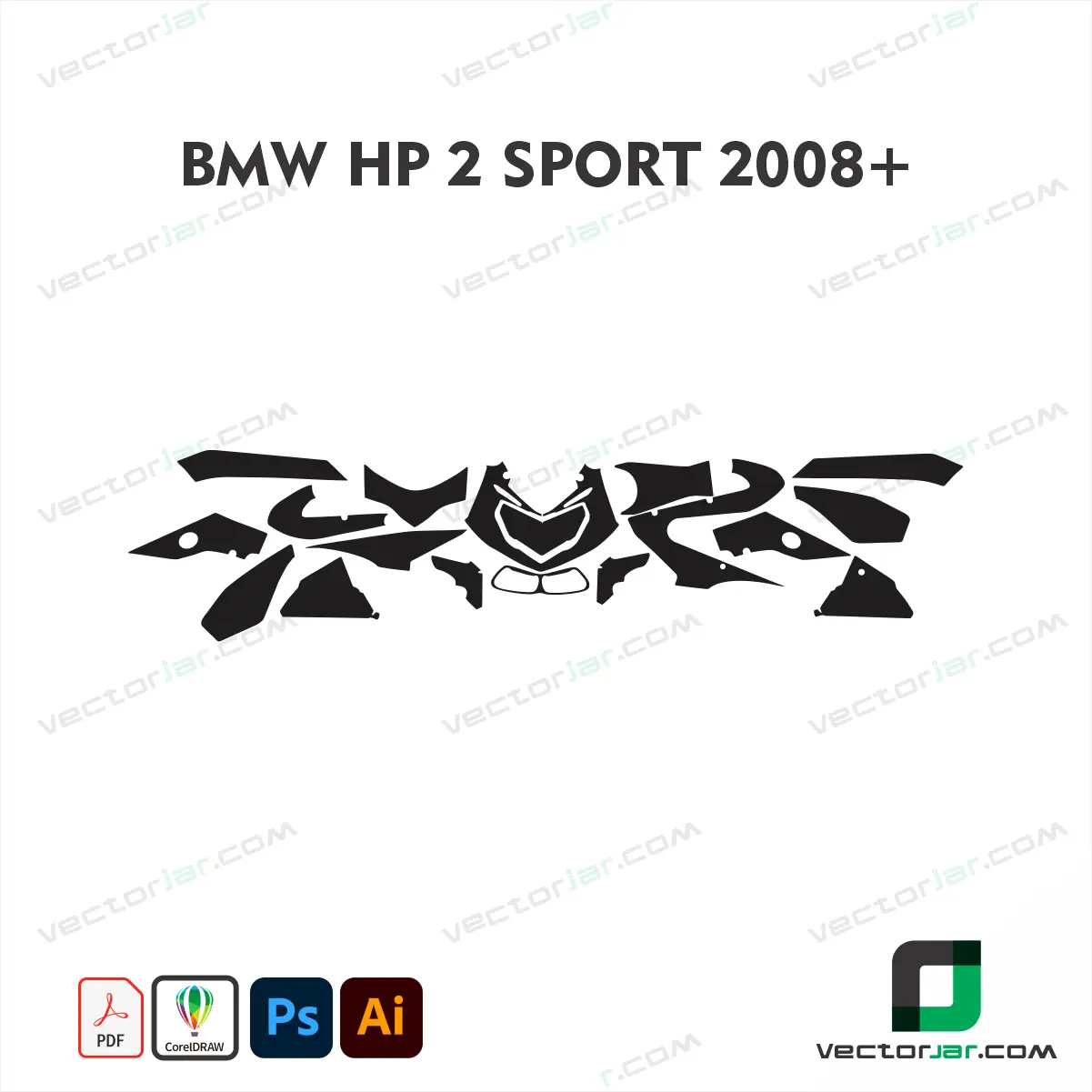 BMW HP2 Sport Template, BMW HP2 Sport PPF Template, BMW HP2 Sport Wrap Template, BMW HP2 Sport Vector, BMW Sport Bike Template, Motorcycle PPF Template, Motorcycle Wrap Template, Vinyl Wrap Template, Paint Protection Film Template, BMW Motorcycle Vector, SVG Motorcycle Template, DXF Motorcycle Template, BMW Graphics Template