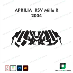Aprilia RSV Mille R 2004 PPF & Wrap Template