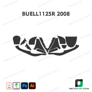 Buell 1125R 2008 PPF & Wrap Template