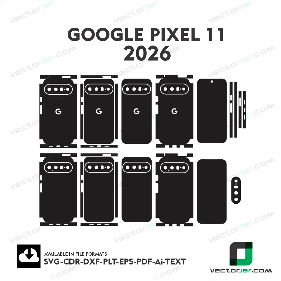 Google Pixel 11 5G Mobile Skin Vector Template