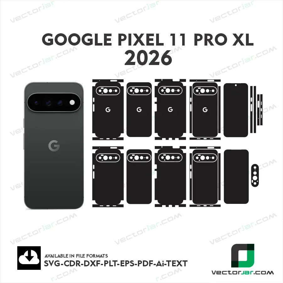 Google Pixel 11 Pro XL 5G Mobile Skin Vector Template