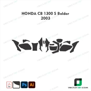 Honda CB1300S Bol d'Or 2003 Skin Template