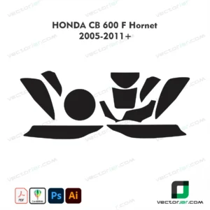 Honda CB600F Hornet 2005-2011 Skin Template