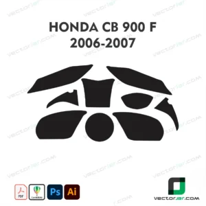 Honda CB900F 2006-2007 Skin Template