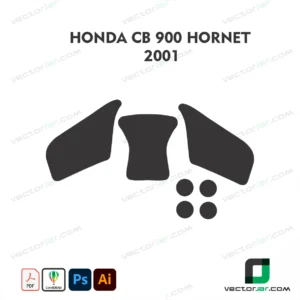 Honda CB900 Hornet 2001 Skin Template