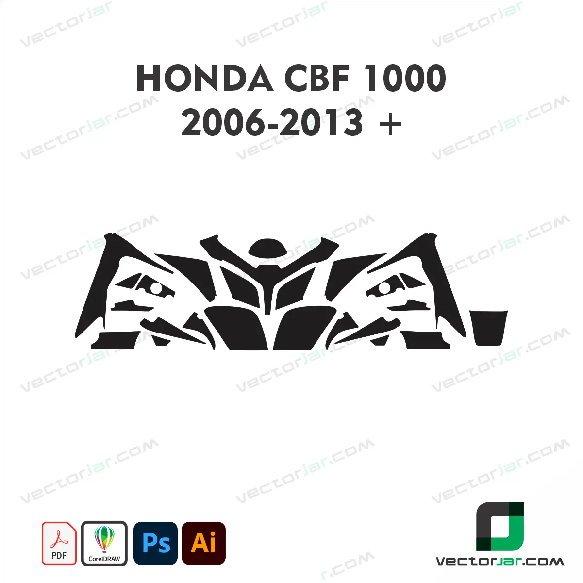 Honda CBF1000 2006-2013+ Skin Template