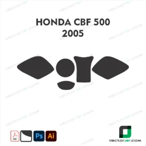 Honda CBF500 2005 Skin Template
