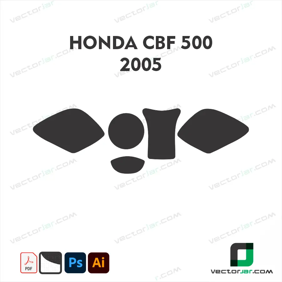 Honda CBF500 2005 Skin Template