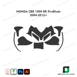 Honda CBR1000RR FireBlade 2004-2012+ Skin Template