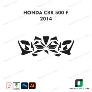 Honda CBR500F 2014 Skin Template