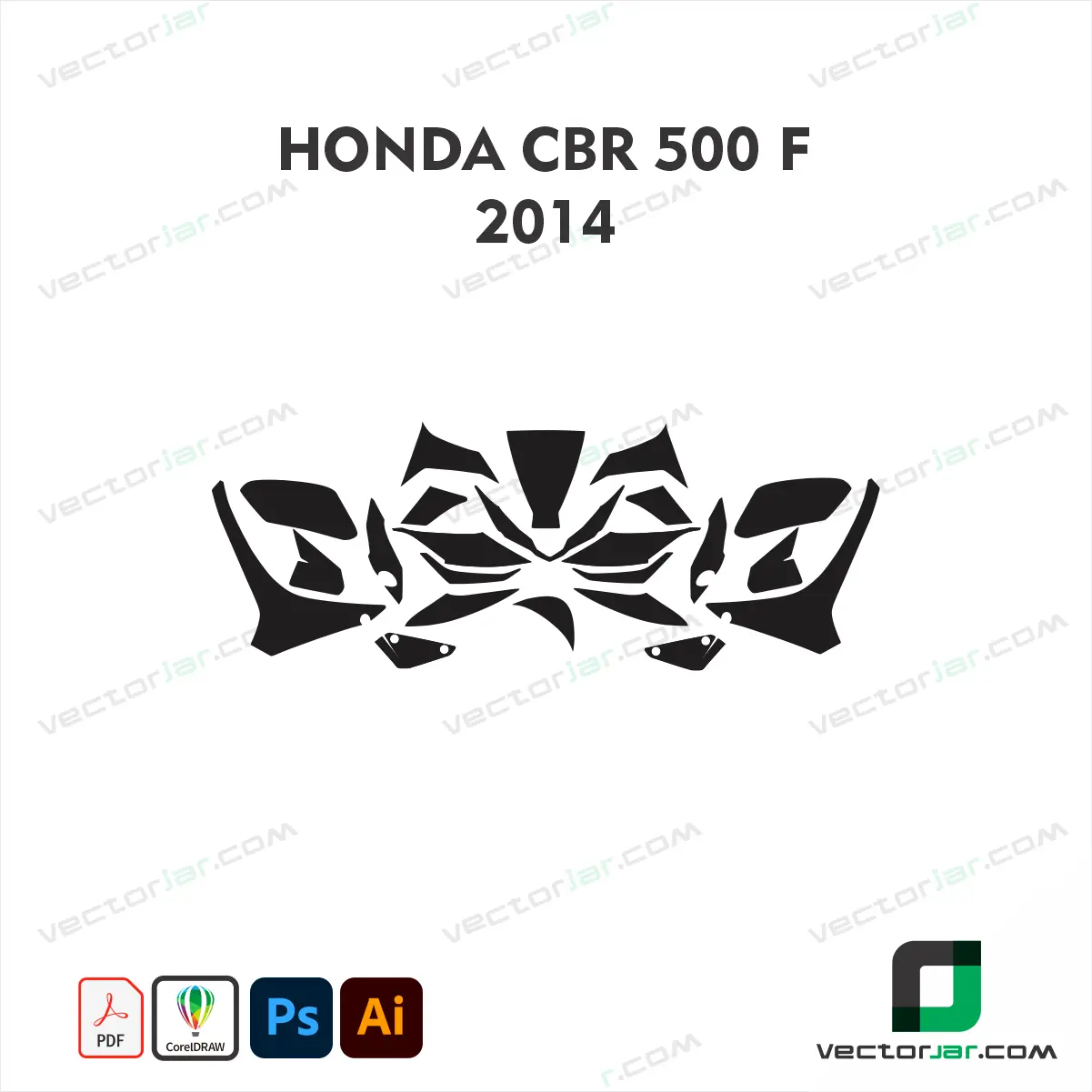 Honda CBR500F 2014 Skin Template