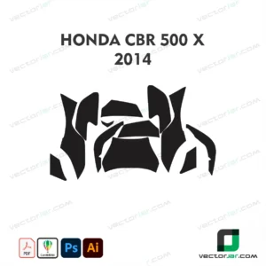 Honda CBR500X 2014 Skin Template