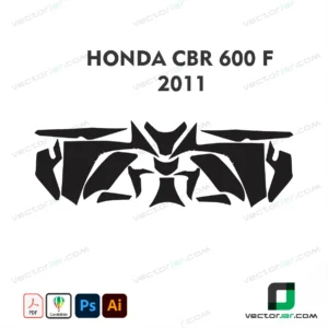 Honda CBR600F 2011 Skin Template