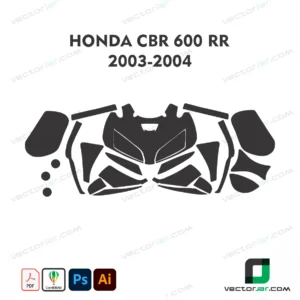 Honda CBR600RR 2003-2004 Skin Template