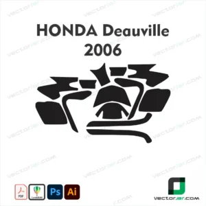 Honda Deauville 2006 Skin Template