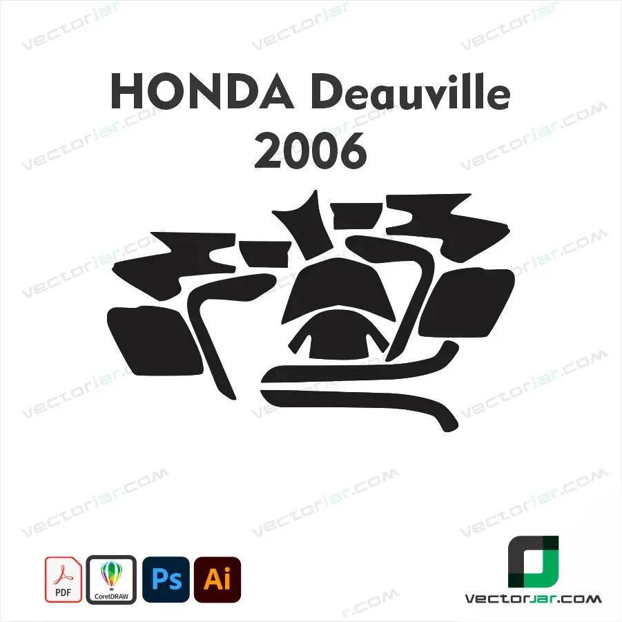 Honda Deauville 2006 Skin Template