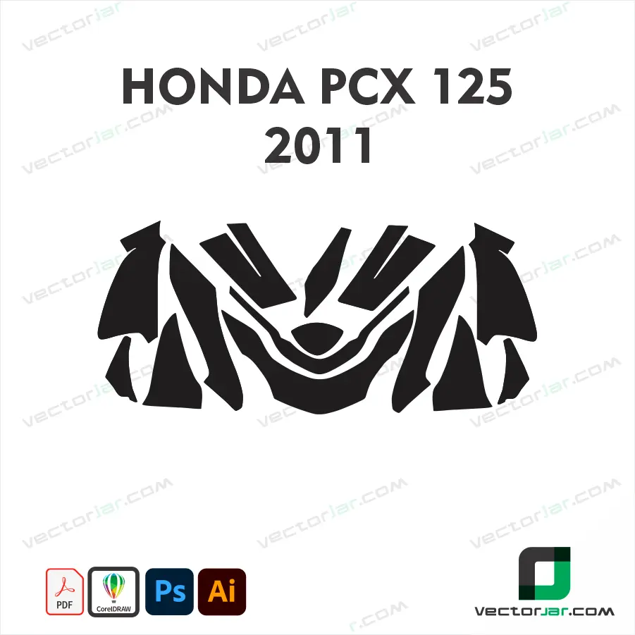 Honda PCX125 2011 Skin Template
